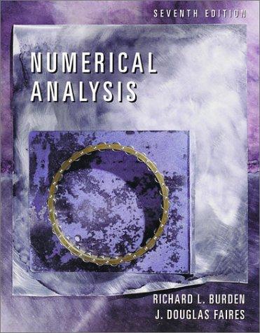 Cover for Numerical analysis