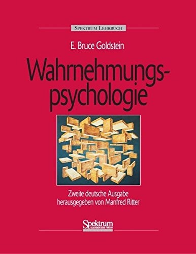 Cover for Wahrnehmungspsychologie: Zweite deutsche Auflage herausgegeben von Manfred Ritter (German Edition)