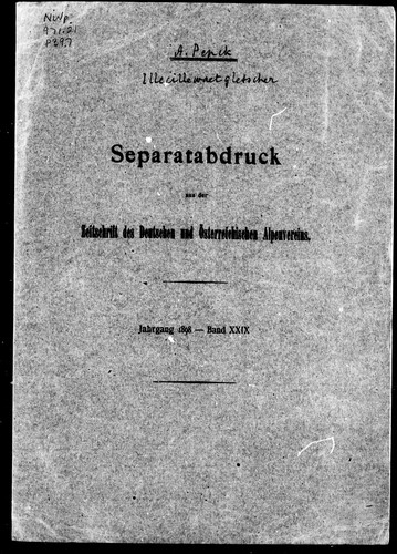 Cover for Der Illecillewaetgletscher im Selkirkgebirge