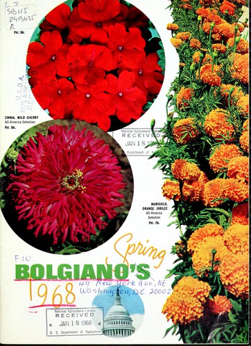 Cover for Bolgiano's spring 1968