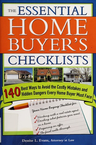 Cover for The essential home buyer's checklists