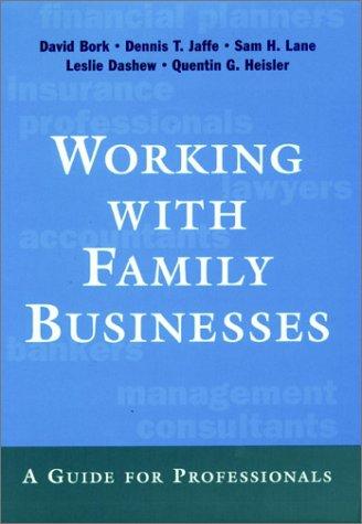 Cover for Working with family businesses
