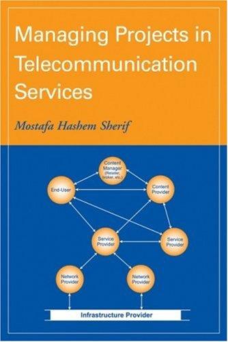Cover for Managing Projects in Telecommunication Services