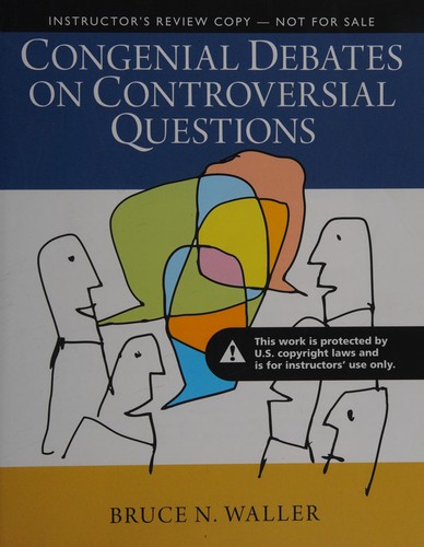 Cover for Congenial Debates on Controversial Questions