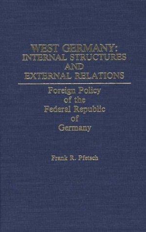Cover for West Germany, internal structures and external relations