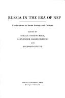 Cover for Russia in the era of NEP