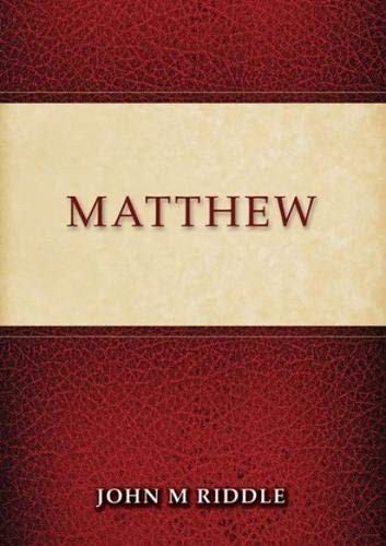 Cover for Matthew