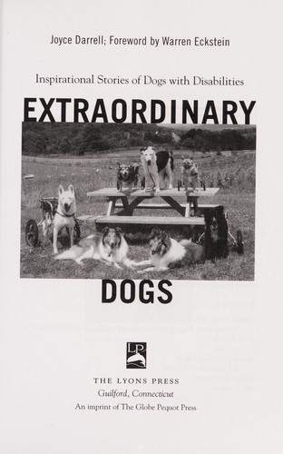 Cover for Extraordinary dogs
