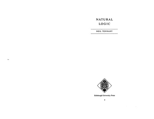 Cover for Natural logic