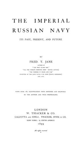 Cover for Imperial Russian navy
