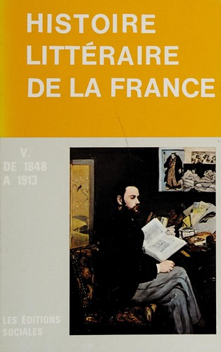 Cover for Manuel d'histoire littéraire de la France ...