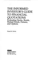 Cover for The informed investor's guide to financial quotations