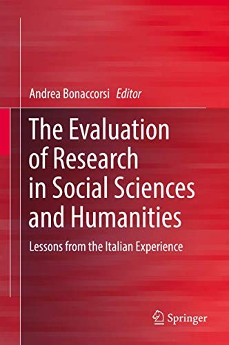 Cover for The Evaluation of Research in Social Sciences and Humanities
