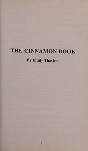 Cover for The Cinnamon Book