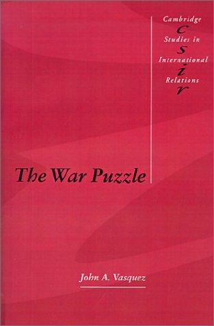 Cover for The war puzzle