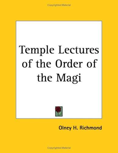 Cover for Temple Lectures of the Order of the Magi