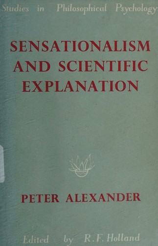 Cover for Sensationalism and scientific explanation
