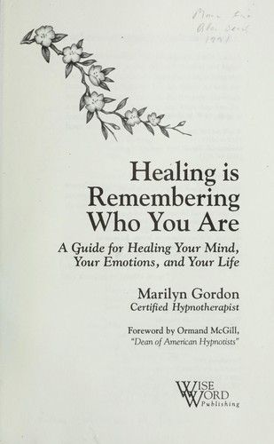 Cover for Healing is remembering who you are