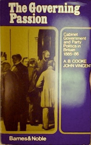 Cover for The governing passion