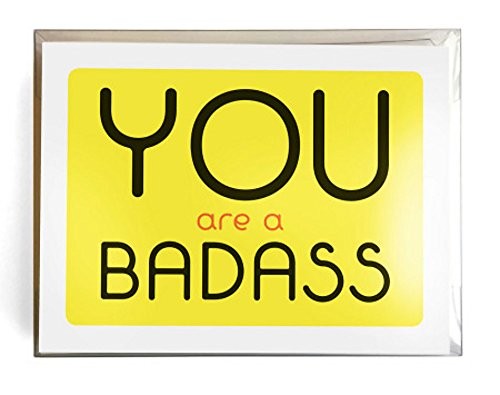 Cover for You Are a Badass® Notecards