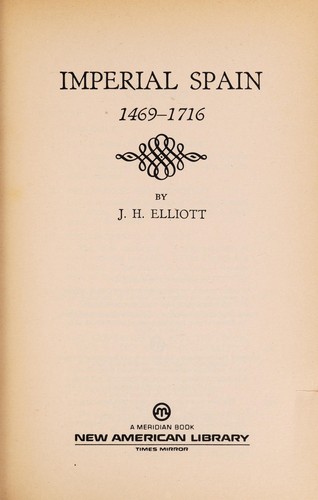Cover for Imperial Spain