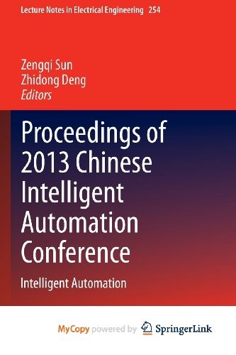 Cover for Proceedings of 2013 Chinese Intelligent Automation Conference