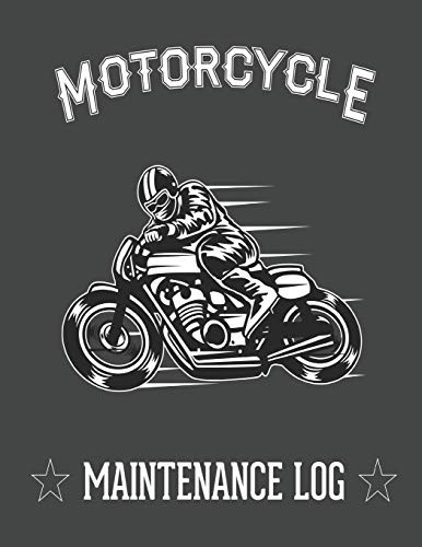 Cover for Motorcycle Maintenance Log