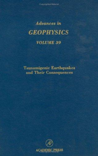 Cover for Tsunamigenic Earthquakes and Their Consequences (Advances in Geophysics)
