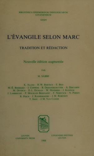 Cover for L' Evangile selon Marc