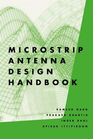 Cover for Microstrip Antenna Design Handbook (Artech House Antennas and Propagation Library)
