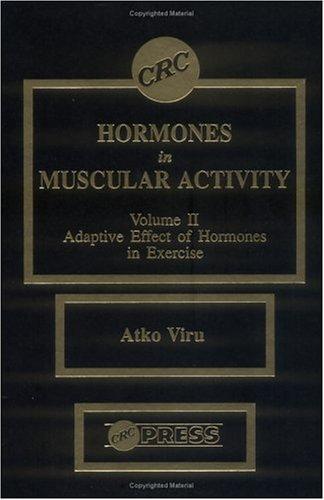 Cover for Hormones Muscular Activity, Volume II