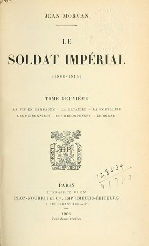 Cover for Le Soldat Impérial