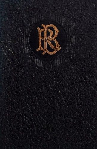 Cover for Poems of robert browning, Year 1913