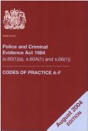 Cover for Police and Criminal Evidence Act 1984
