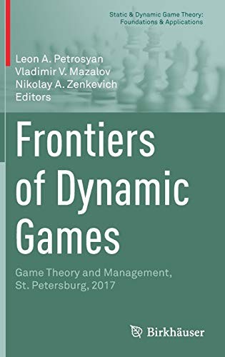 Cover for Frontiers of Dynamic Games