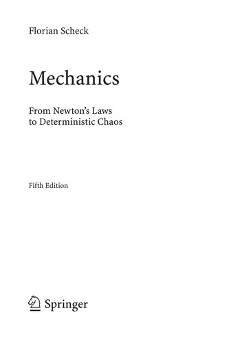 Cover for Mechanics