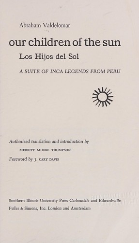 Cover for Our children of the sun