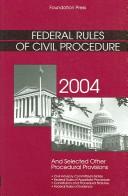 Cover for Federal Rules of Civil Procedure