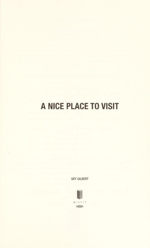 Cover for A nice place to visit