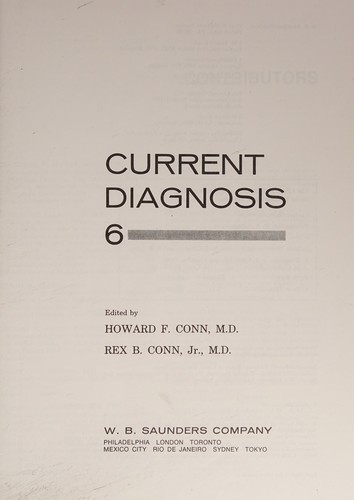 Cover for Current Diagnosis