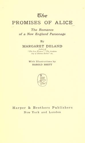 Cover for The promises of Alice