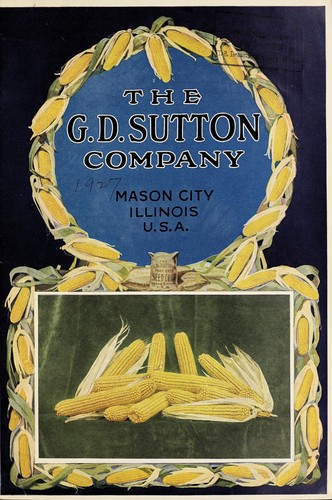 Cover for The G.D. Sutton Company, Mason City, Illinois, U.S.A..