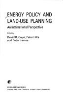 Cover for Energy policy and land-use planning