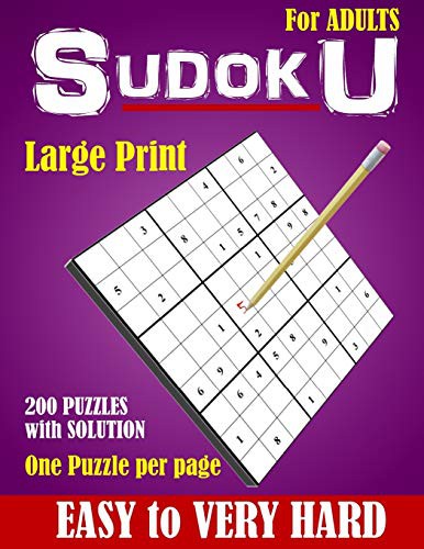 Cover for Sudoku For Adults Easy to Very hard