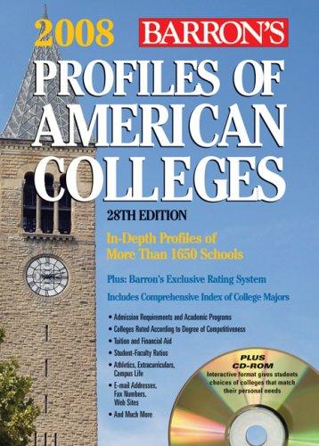 Cover for Profiles of American Colleges -- 2008