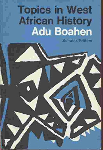 Cover for Topics in West African History