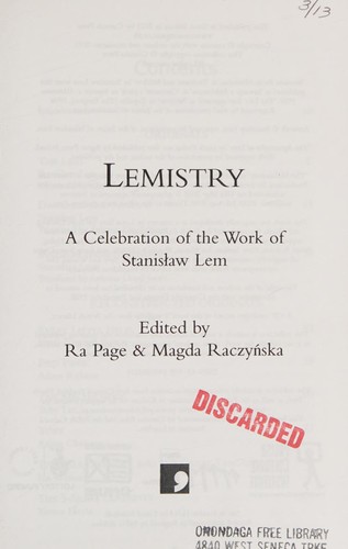 Cover for Lemistry
