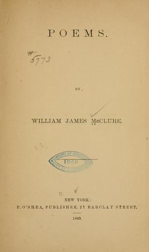 Cover for Poems.