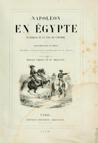 Cover for Napoléon en Égypte, Waterloo et Le fils de l'homme