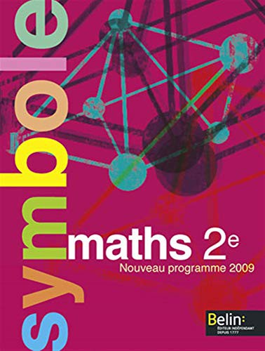 Cover for math 2e 2010 livre eleve pf